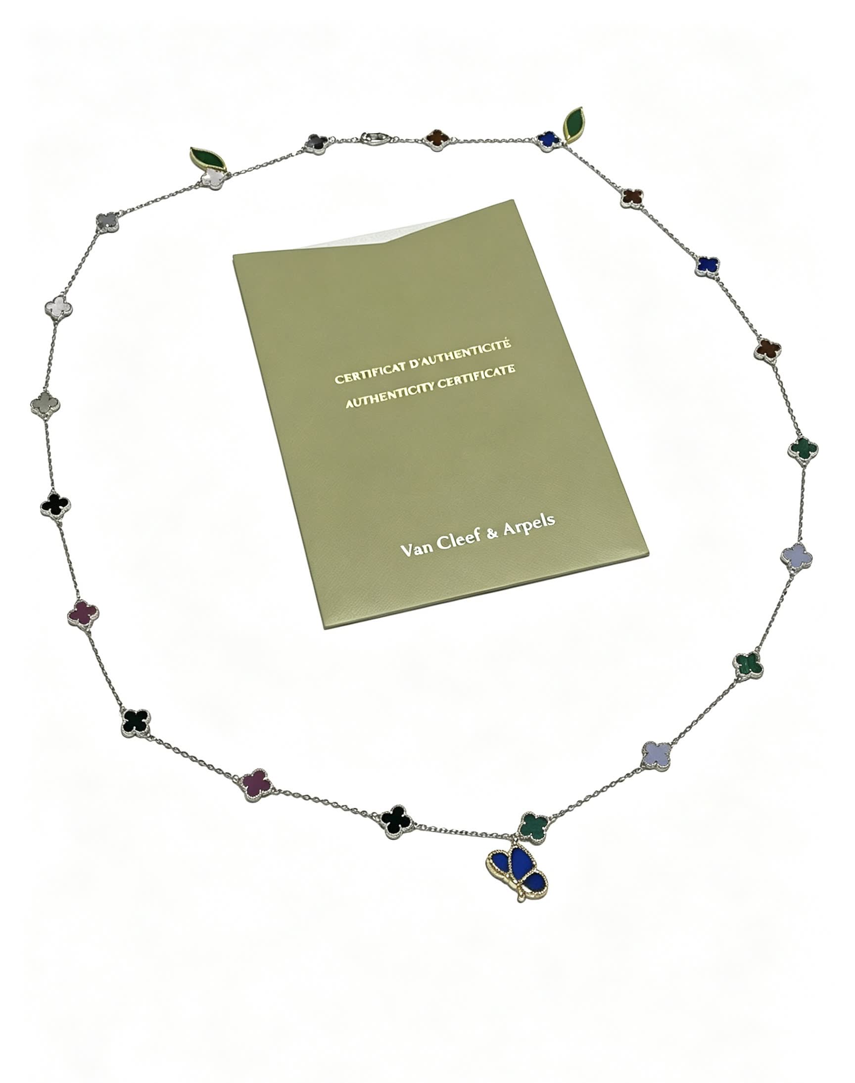 Van Cleef & Arpels Alhambra Butterfly Necklace Van Cleef & Arpels Alhambra Butterfly Necklace